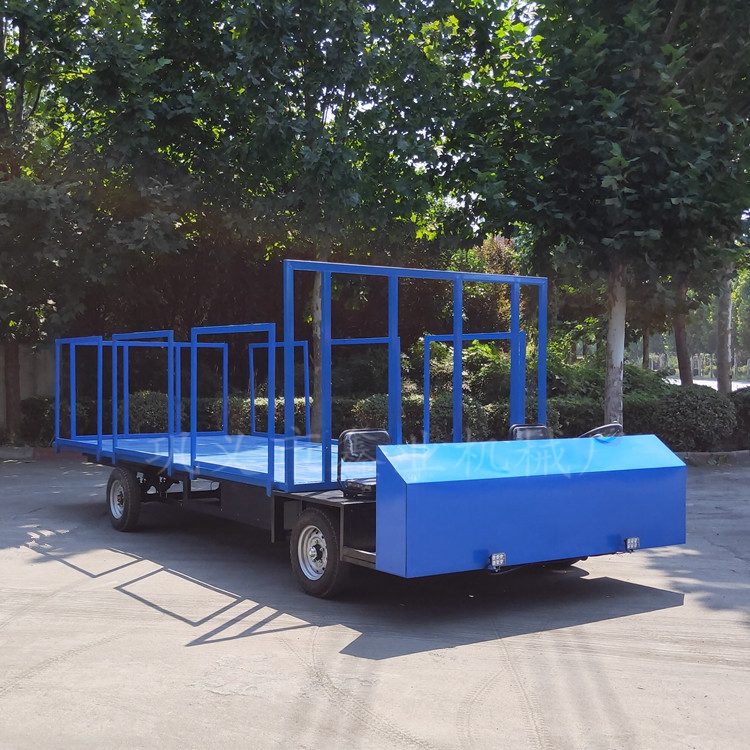 電動平板車成為景區轉運漂流船的好幫手 電動平板車成為景區轉運漂流船的好幫手